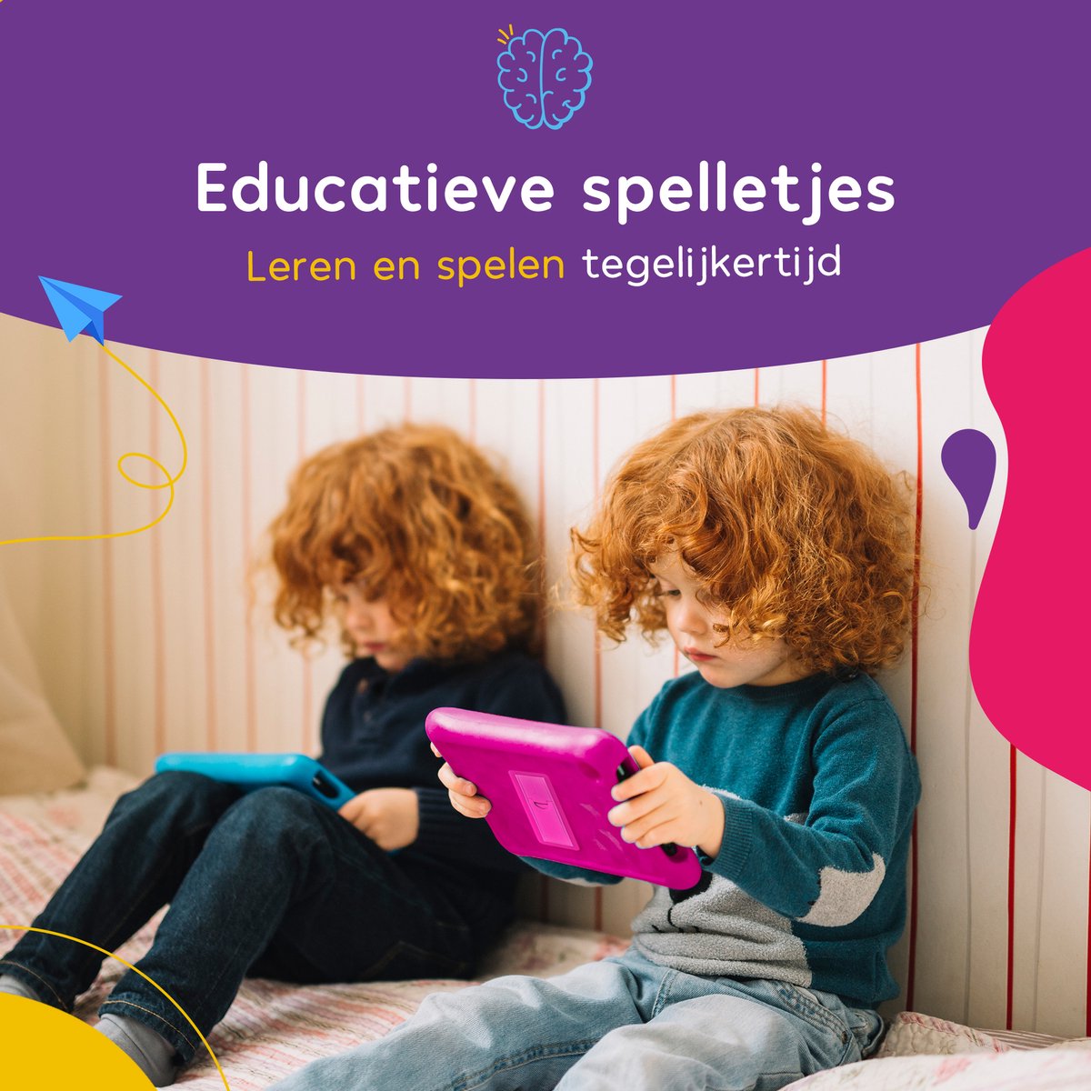 Biboza kindertablet Leerzaam biboza kindertablet beeldscherm