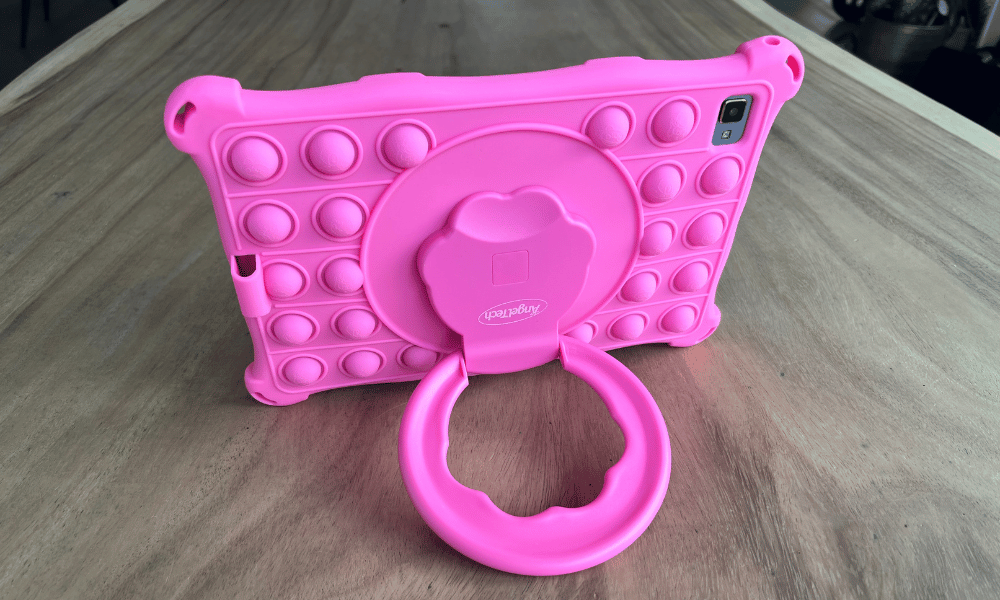 Achterkant kindertablet AngelTech