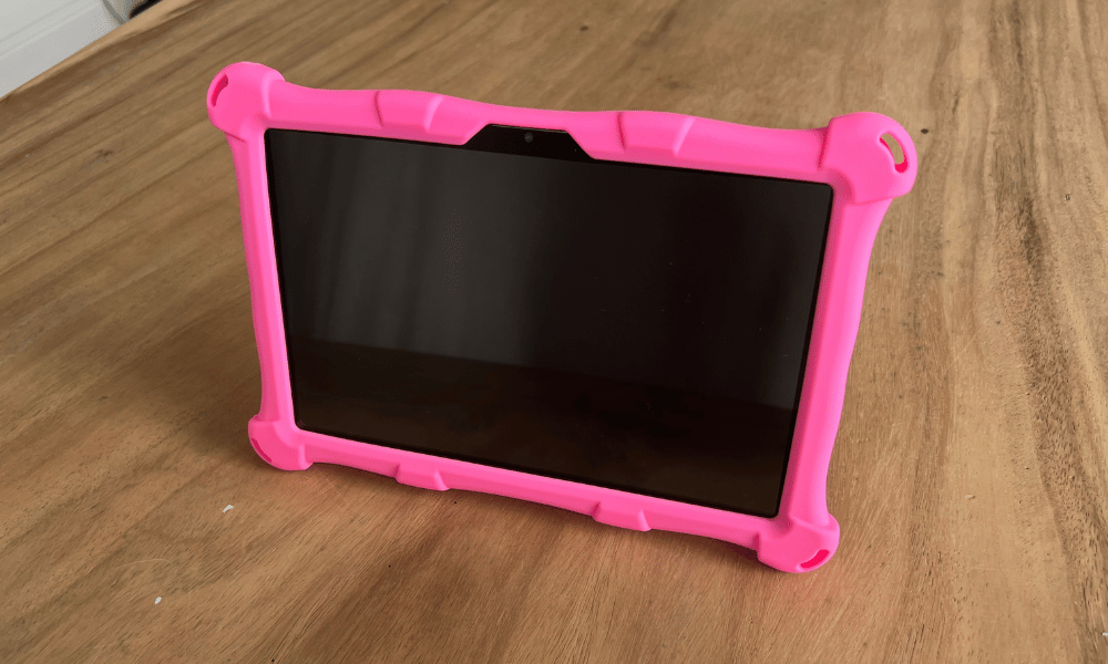 Voorkant beschermhoes van de AngelTech kindertablet