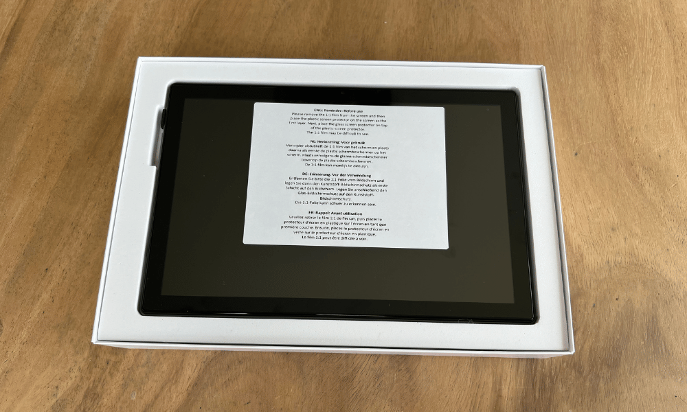 Tablet AngelTech in doos