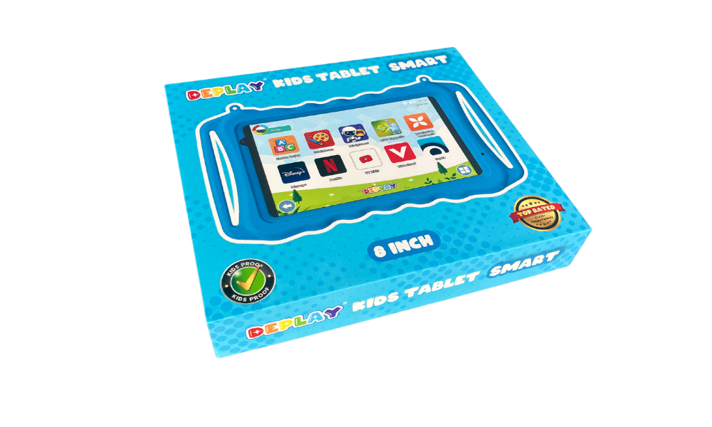 Voorkant DEPLAY Kids Tablet SMART doos Voorkant DEPLAY Kids Tablet SMART doos