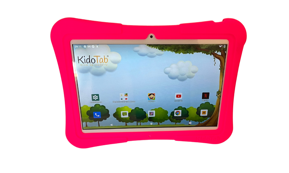 KidoTab kindertablet met achtergrond transparant KidoTab kindertablet met achtergrond transparant
