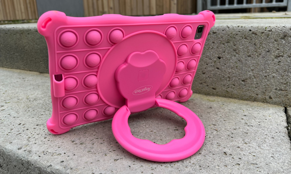 Achterkant kindertablet AngelTech