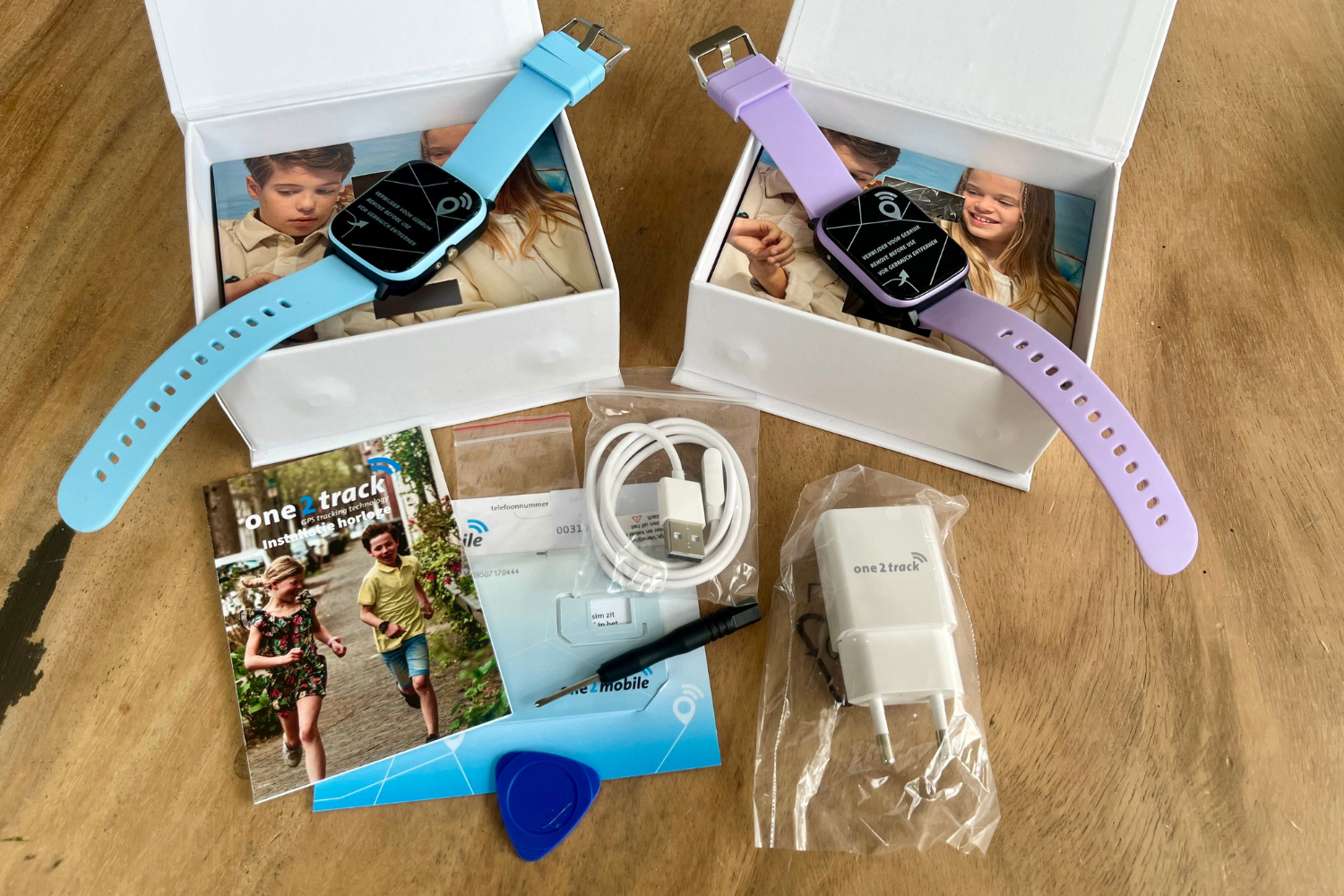 GPS horloges One2track met accessoires