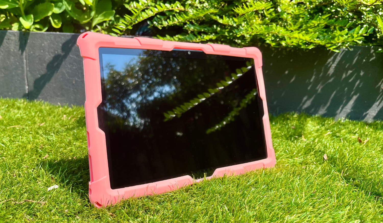 Roze TinyPlay kindertablet Maxi voorkant Roze TinyPlay kindertablet Maxi voorkant